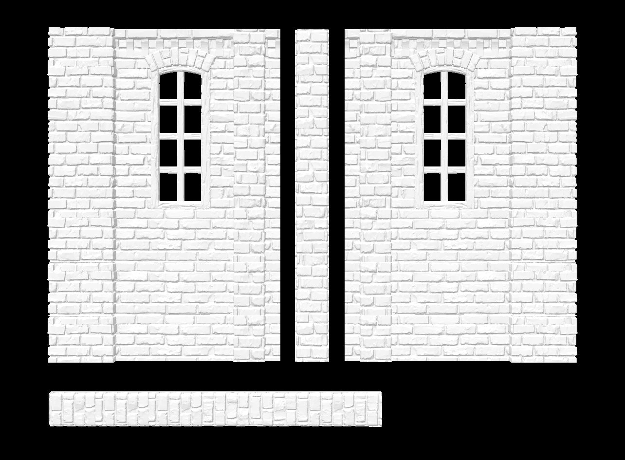 BH04 British Heritage building Front Sections - OO Scale
