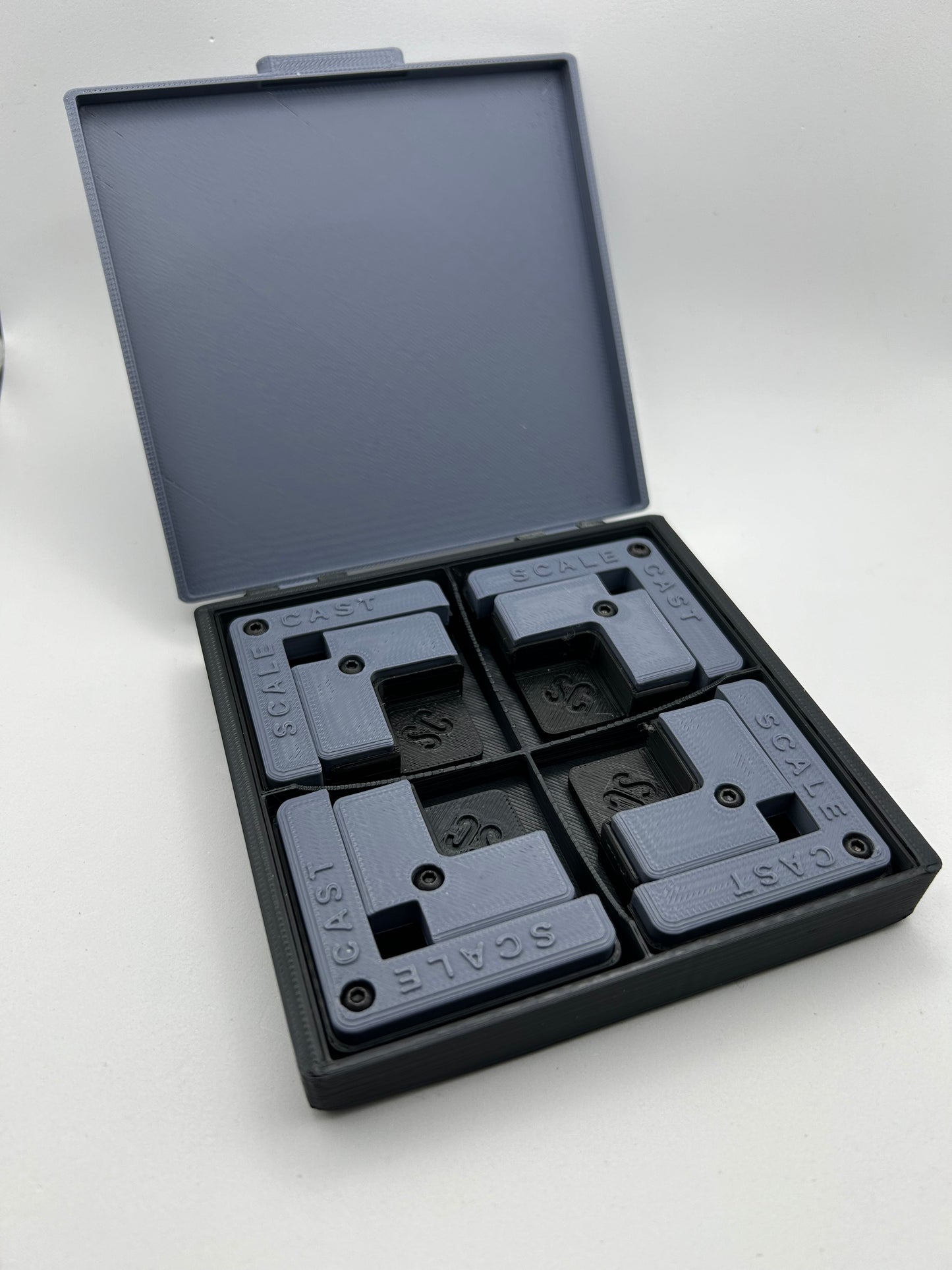 Magnetic Corner Clamps - 4 sets - For model railway construction.