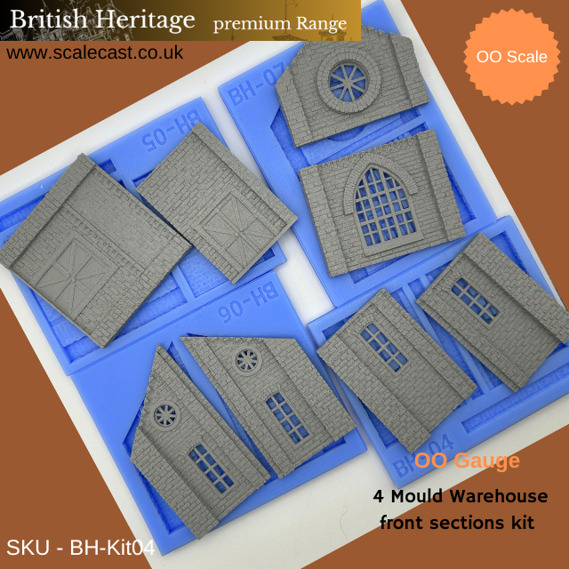 British Heritage 4 mould Building kit - BH Kit4 - OO Scale