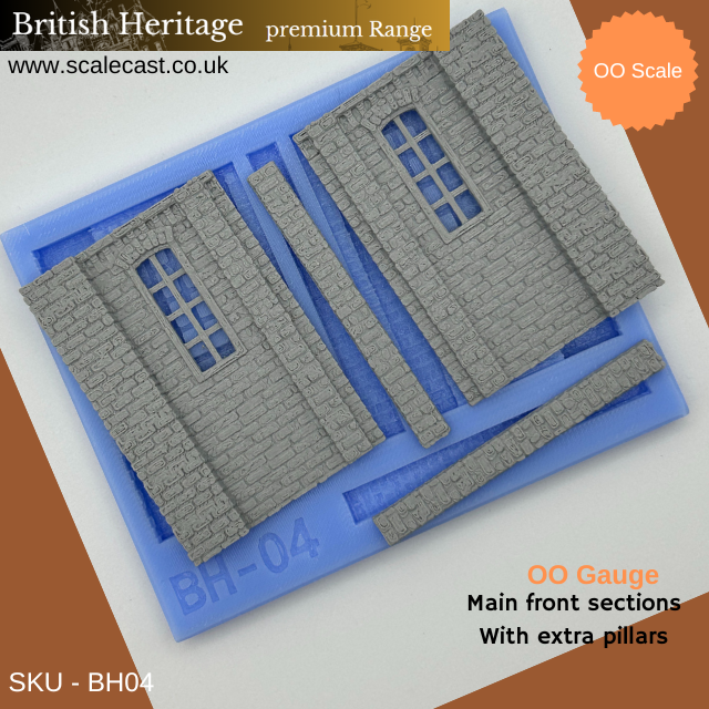 British Heritage 4 mould Building kit - BH Kit4 - OO Scale