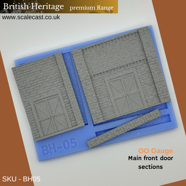 BH05 British Heritage Warehouse Doors Sections - OO Gauge