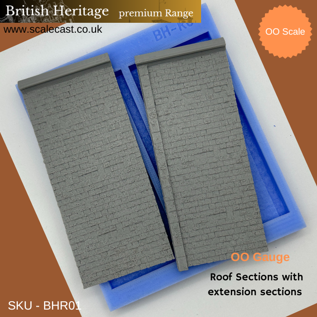 BHR01 British Heritage Roof sections & extension sections Beams - OO Scale