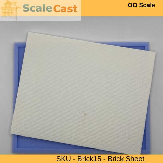 Large BRICK Sheet Casting Mould - Brick15 - OO Gauge Model Railway