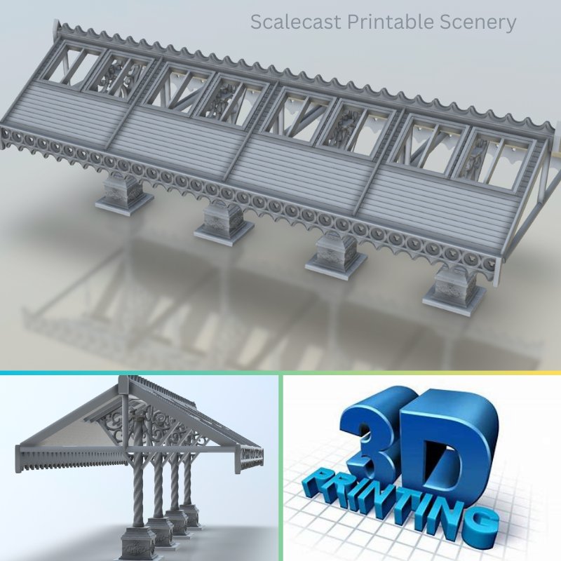 Platform Canopy - 3D printable digital download - DD008