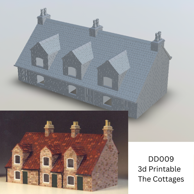 The Cottages - 3D printable digital download - DD009