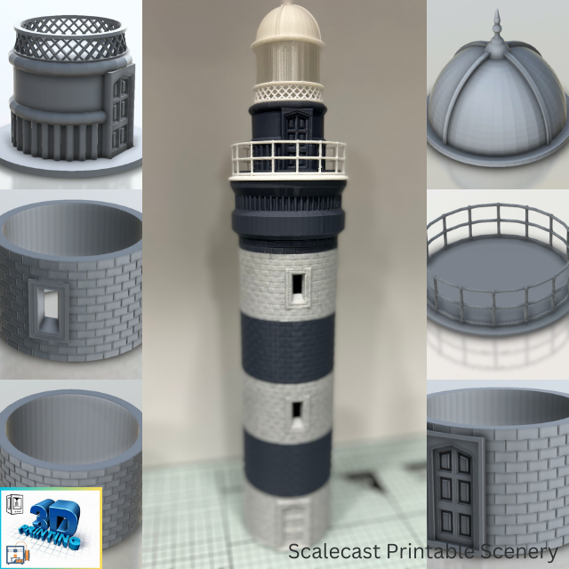 The Lighthouse - 3D printable digital download - DD013