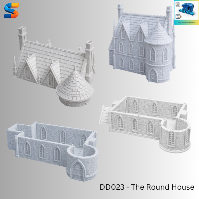 The English Round House 3d Printable Model DD023