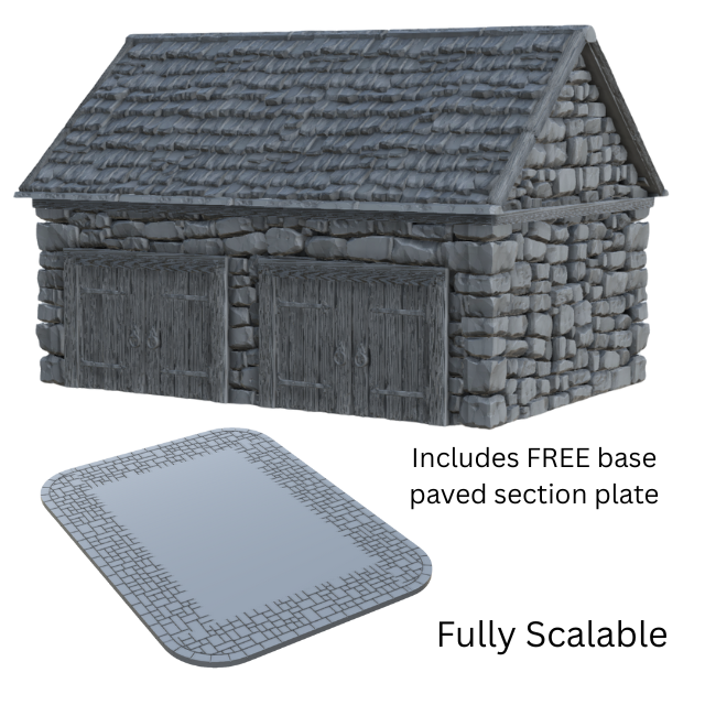 Farm Building - 3D printable digital download - DD099