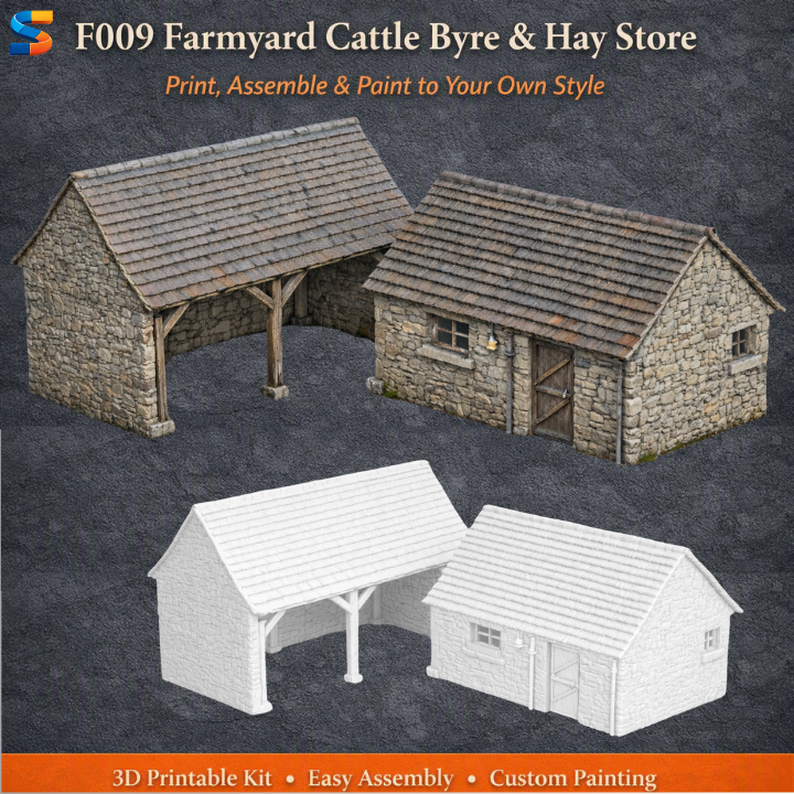 Cattle Byre and hay Store MK1 - F009