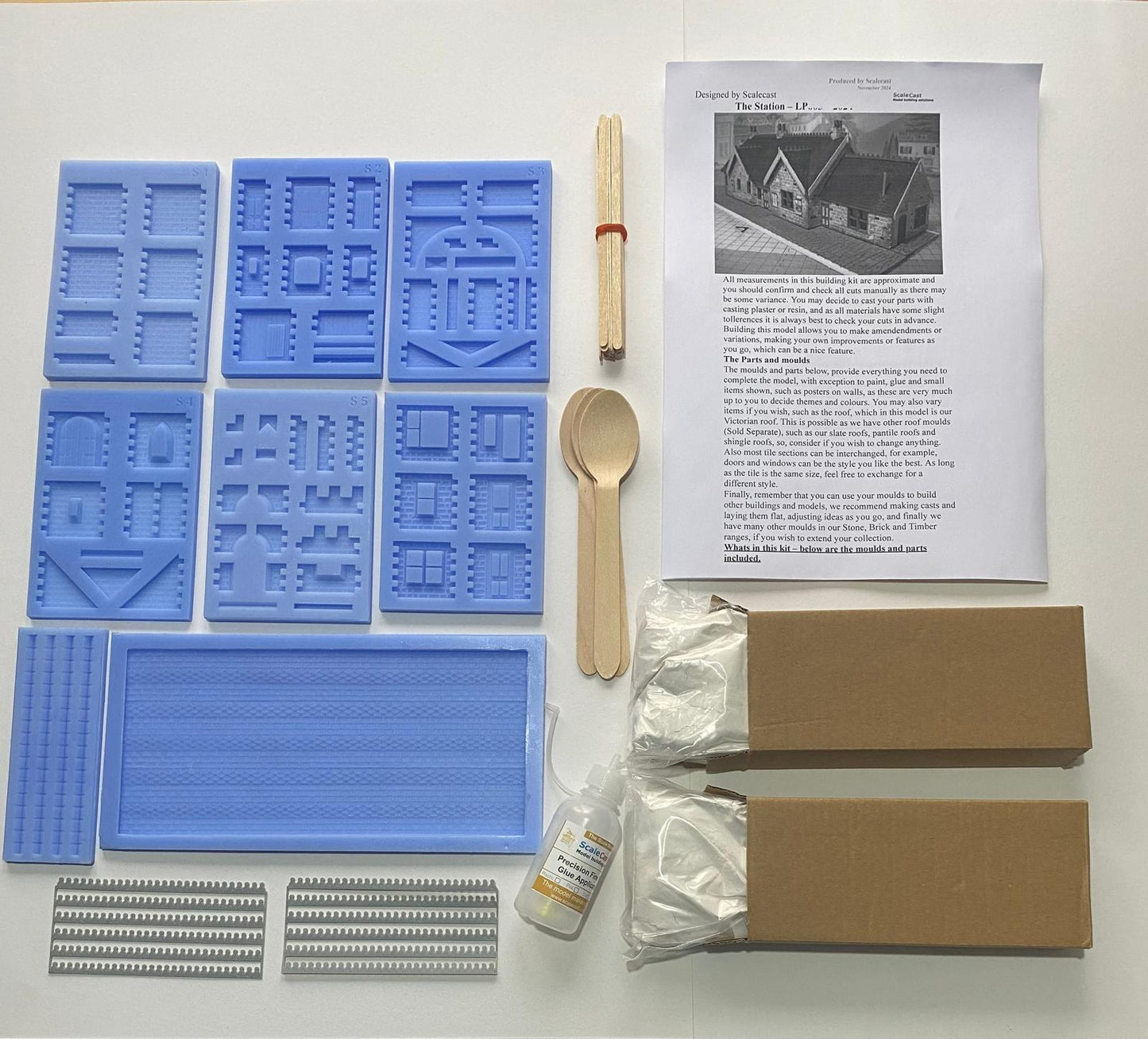 The Station FULL Building Kit - OO Scale building for model railways