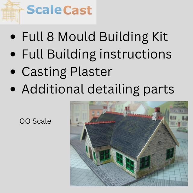 The Station FULL Building Kit - OO Scale building for model railways