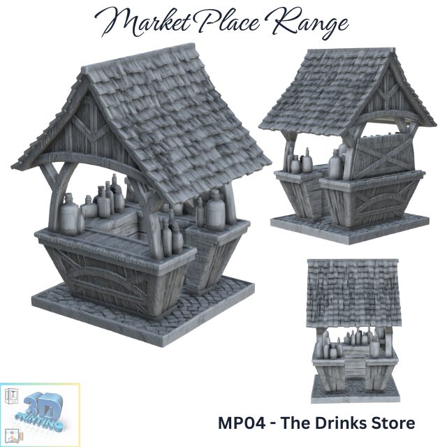 The Market Place - The Drinks Stall - Printable MP04