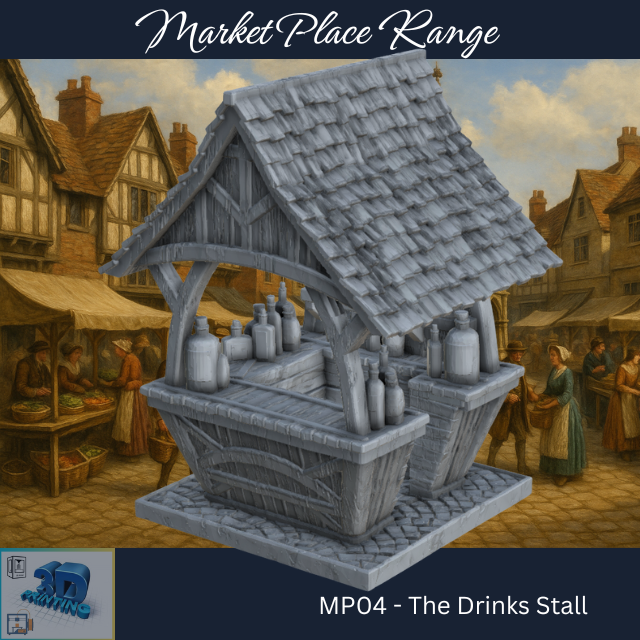 The Market Place - The Drinks Stall - Printable MP04