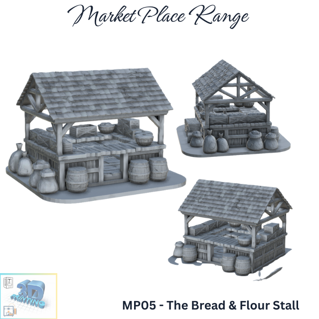 The Market Place - The Bread & Flour Stall - Printable MP05