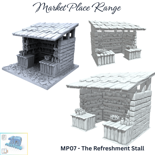 The Market Place - The Refreshment Stall - Printable MP07