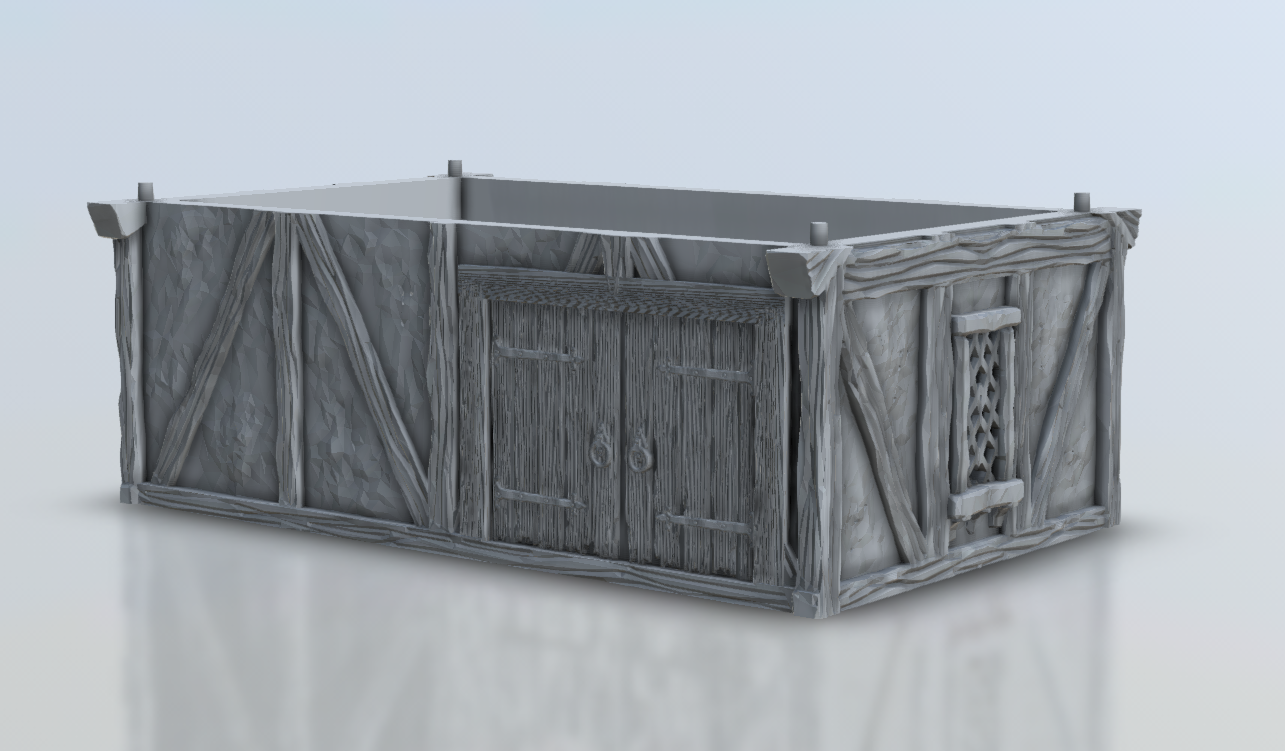 Wereburg 3d Printable building FREE Sample - WB201