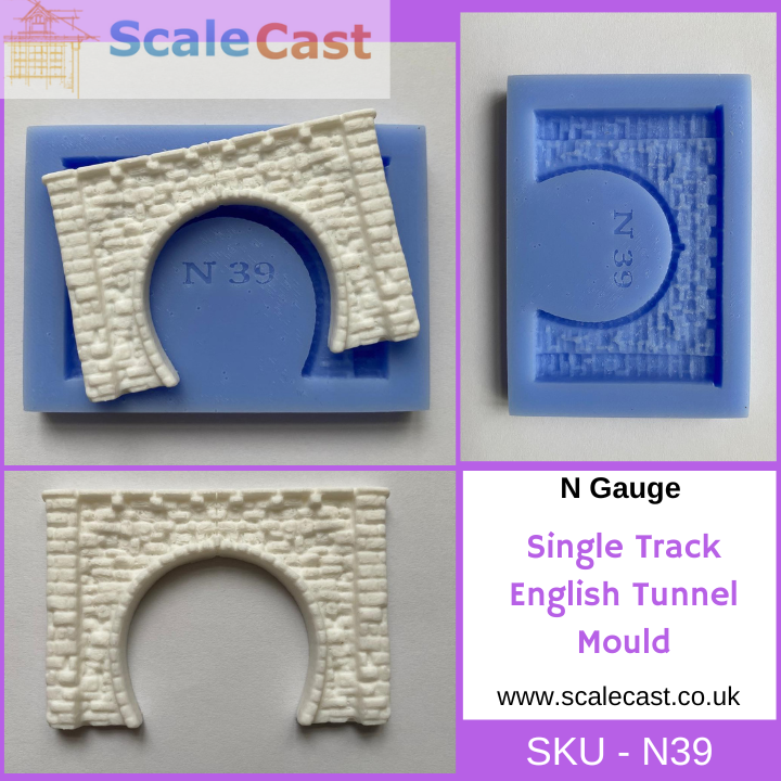 N Gauge Single Track English Tunnel - N39