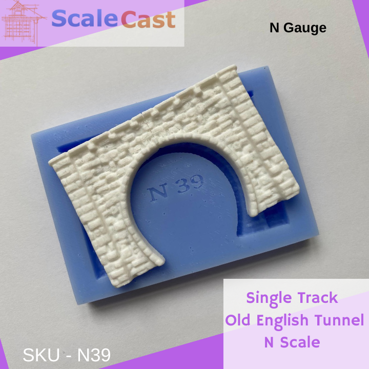 N Gauge Single Track English Tunnel - N39