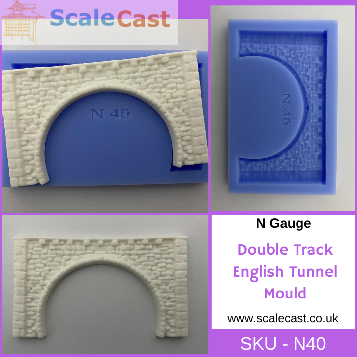 N Gauge Double Track English Tunnel - N40
