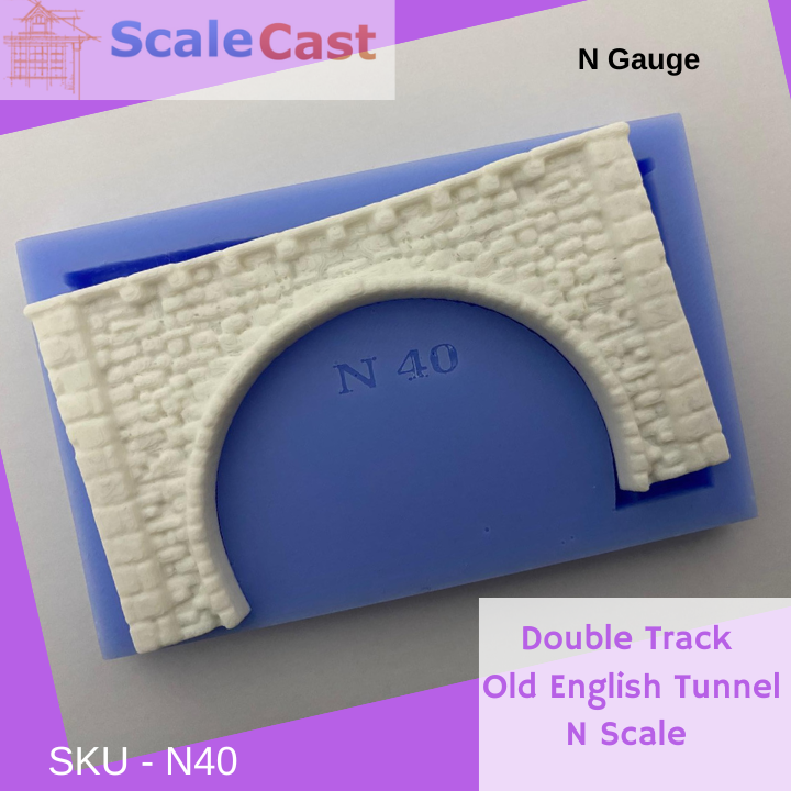 N Gauge Double Track English Tunnel - N40