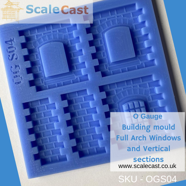 OGS04 Gauge Windows and Vertical Half sections O Gauge Model Railway Scenery