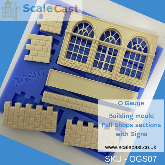 OGS07 Historic Shops Section Mould O Scale