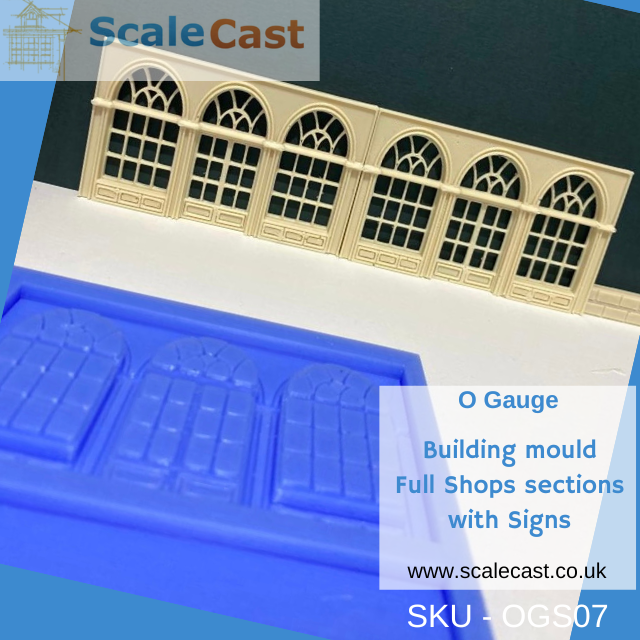 OGS07 Historic Shops Section Mould O Scale