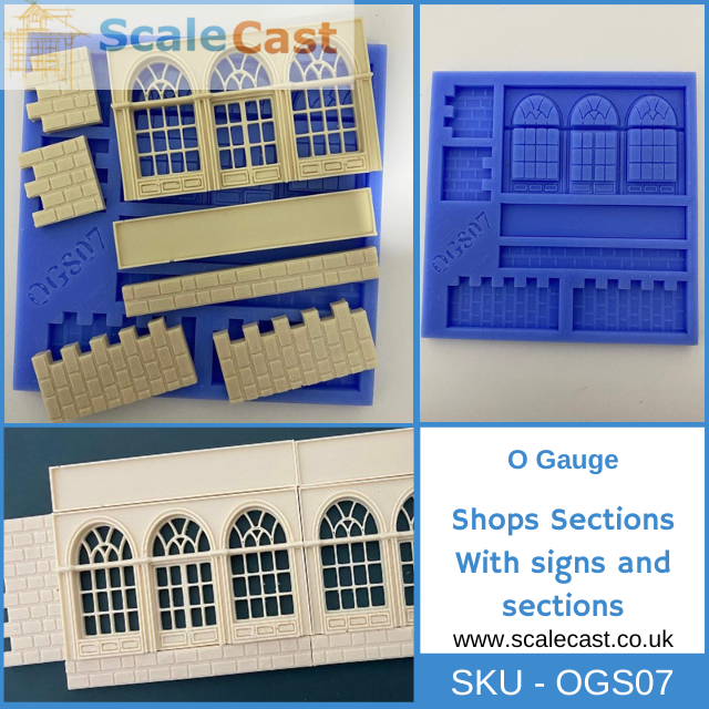 OGS07 Historic Shops Section Mould O Scale