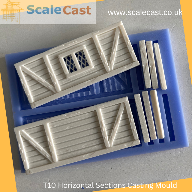 Timber & Render theme - Horizontal Beams 96x40 sections mould T10