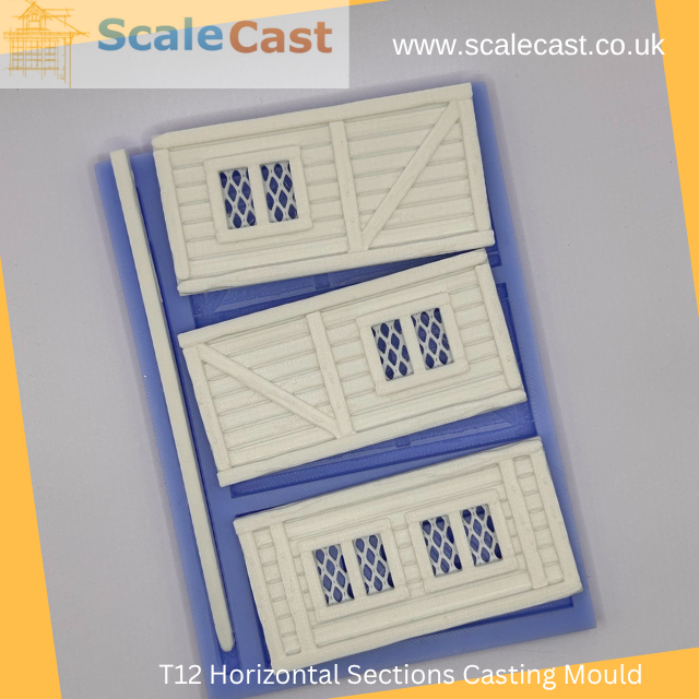 Timber & Render theme - Horizontal Beam windows 80x40 sections mould T12