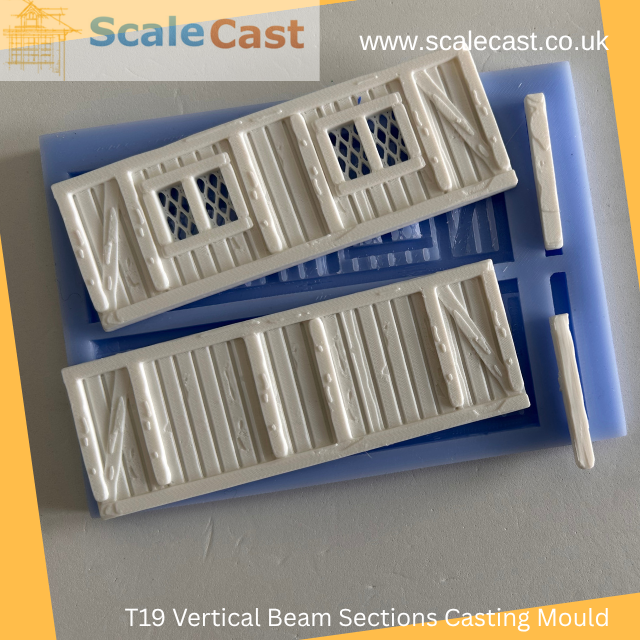 Timber & Render theme - Vertical Timber 112x40 sections mould T19