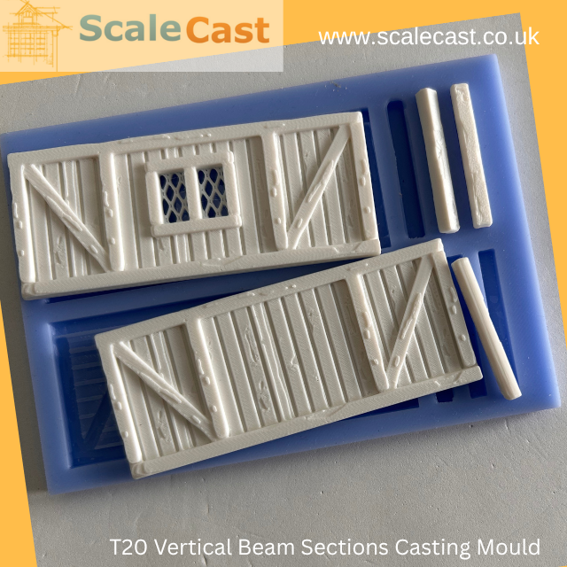 Timber & Render theme - Vertical Timber 96x40 sections mould T20