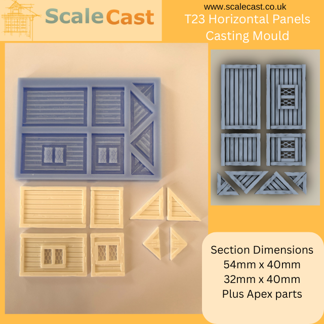 Timber & Render theme - Horizontal Beam Window and Apex sections mould T23