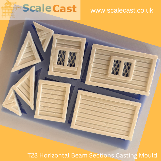 Timber & Render theme - Horizontal Beam Window and Apex sections mould T23