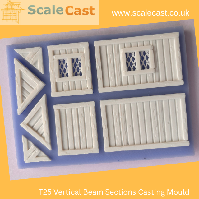 Timber & Render theme - Vertical Beam Window and Apex sections mould T25