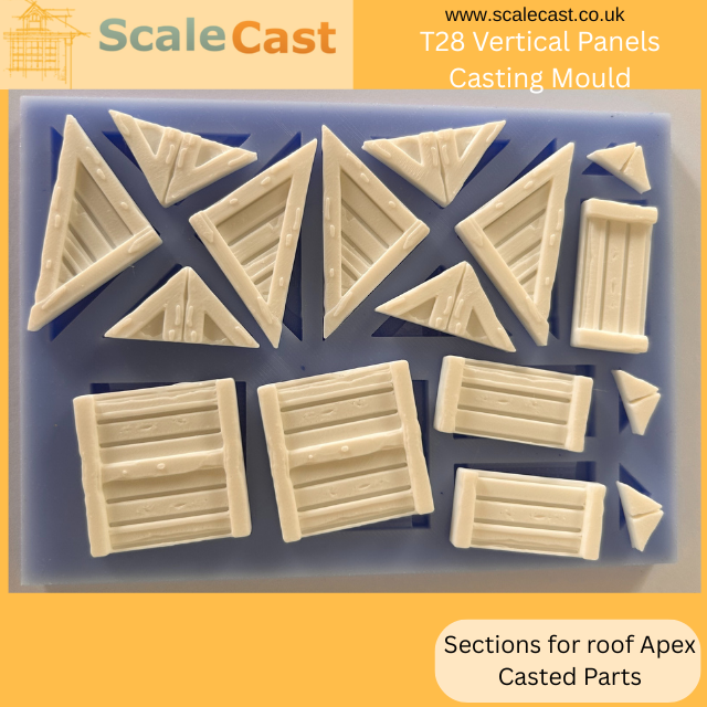 Timber & Render theme - Vertical Main Apex sections mould T28