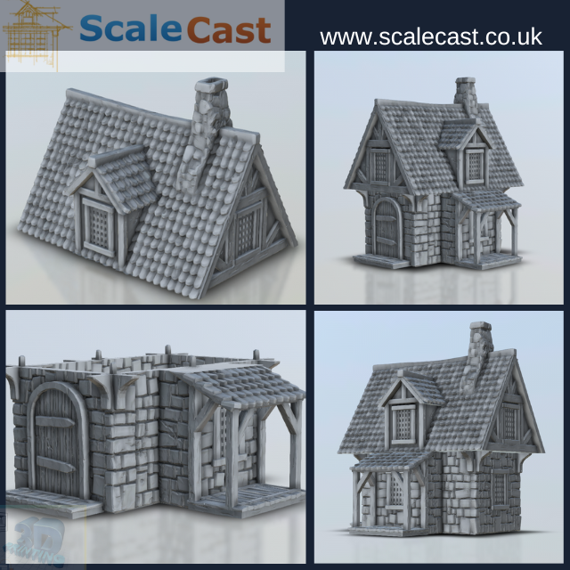 Wereburg 3d Printable House - WB104