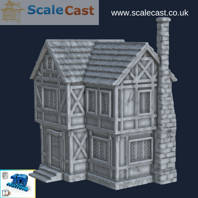 Wereburg 3d Printable building Timber frame - WB108
