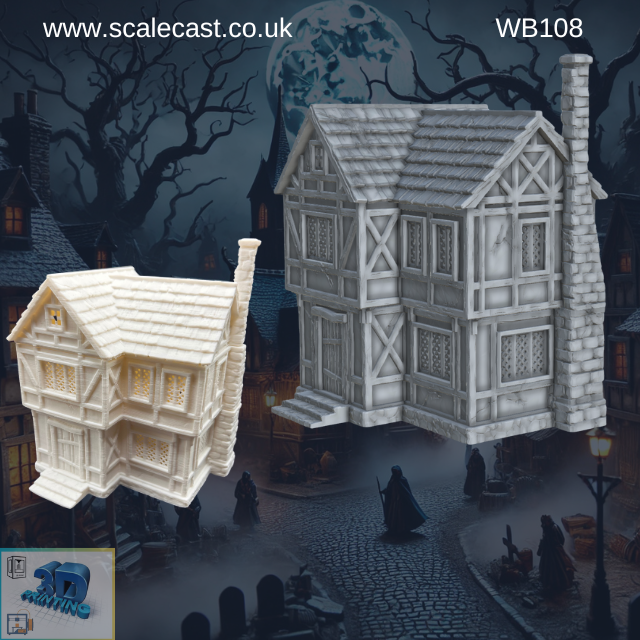 Wereburg 3d Printable building Timber frame - WB108
