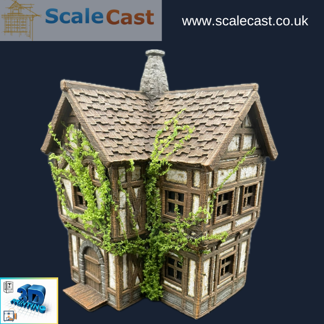 Wereburg 3d Printable building Timber frame - WB109