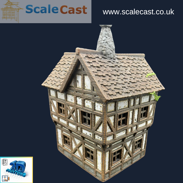 Wereburg 3d Printable building Timber frame - WB109