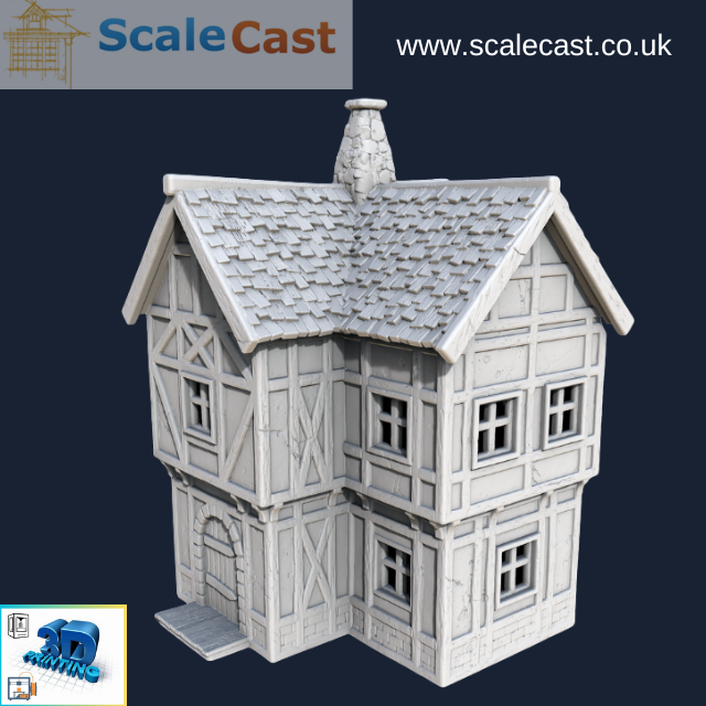 Wereburg 3d Printable building Timber frame - WB109
