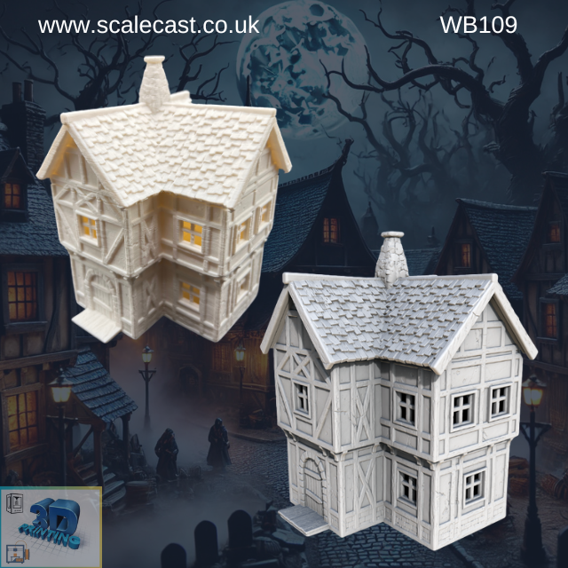 Wereburg 3d Printable building Timber frame - WB109