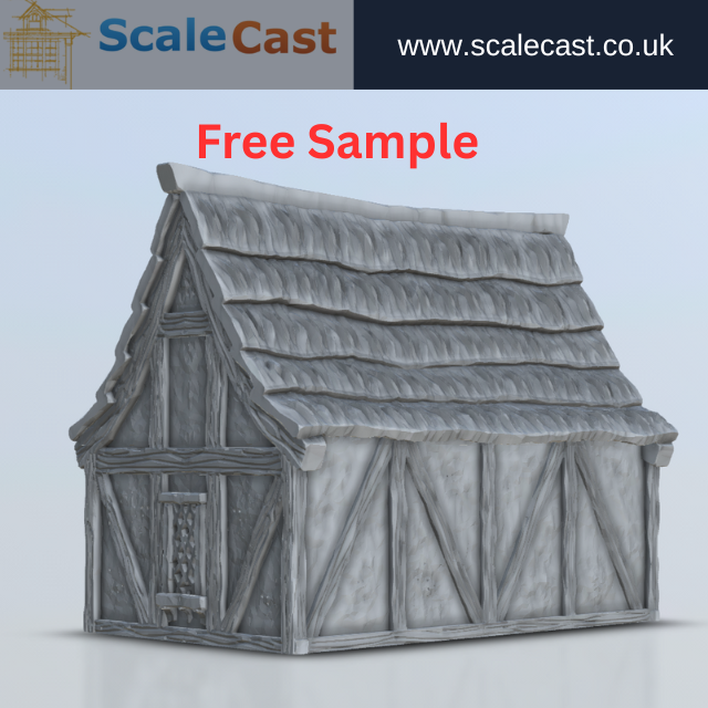 Wereburg 3d Printable building FREE Sample - WB201