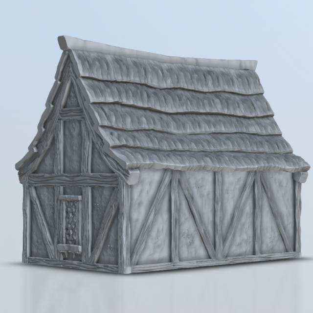 Wereburg 3d Printable building FREE Sample - WB201