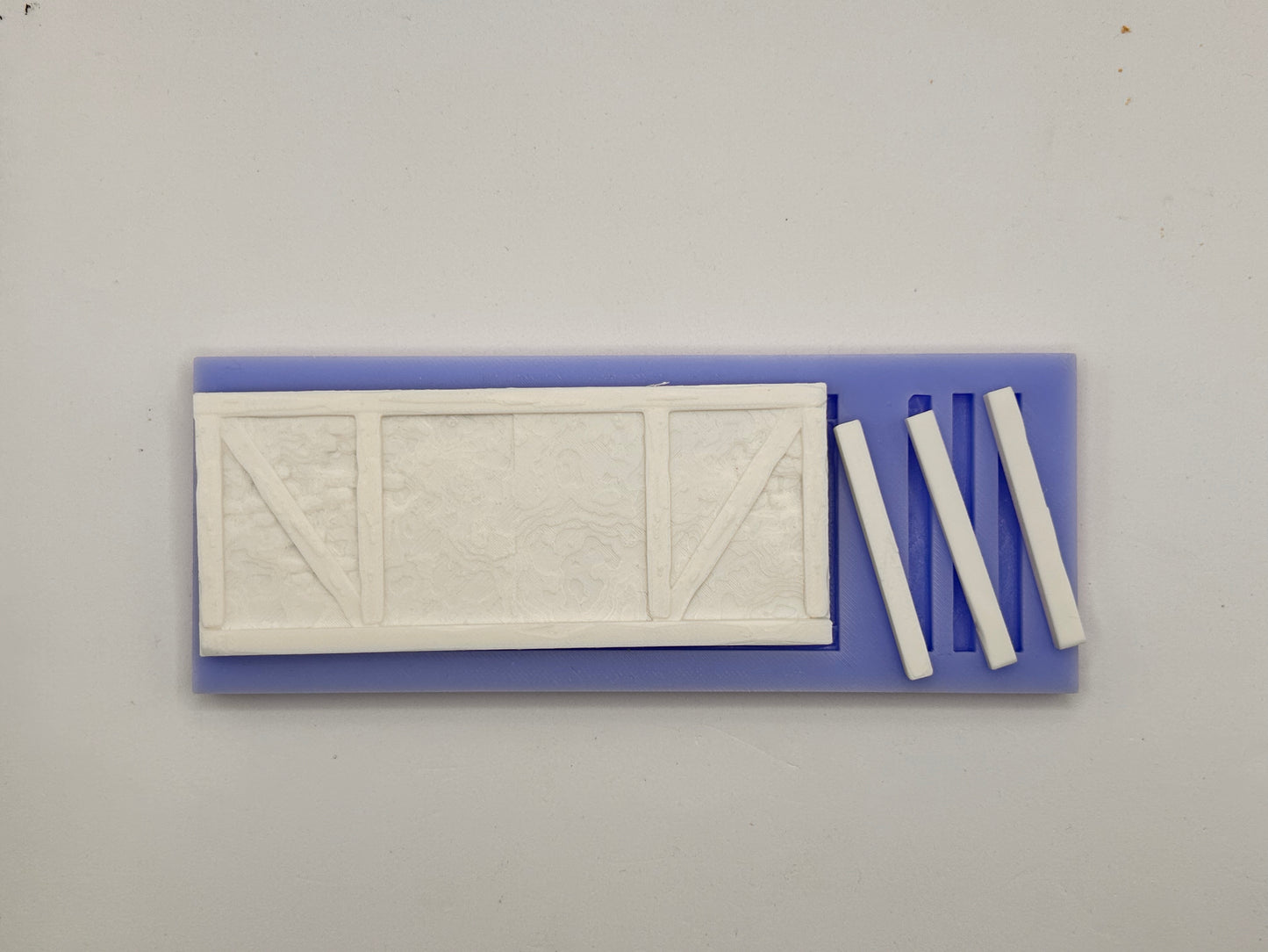 Wargame Building Plain Sections Mould - WRB06