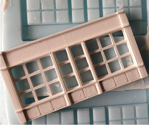 CM35 Victorian Shop Front Mould - Model Railway Scenery
