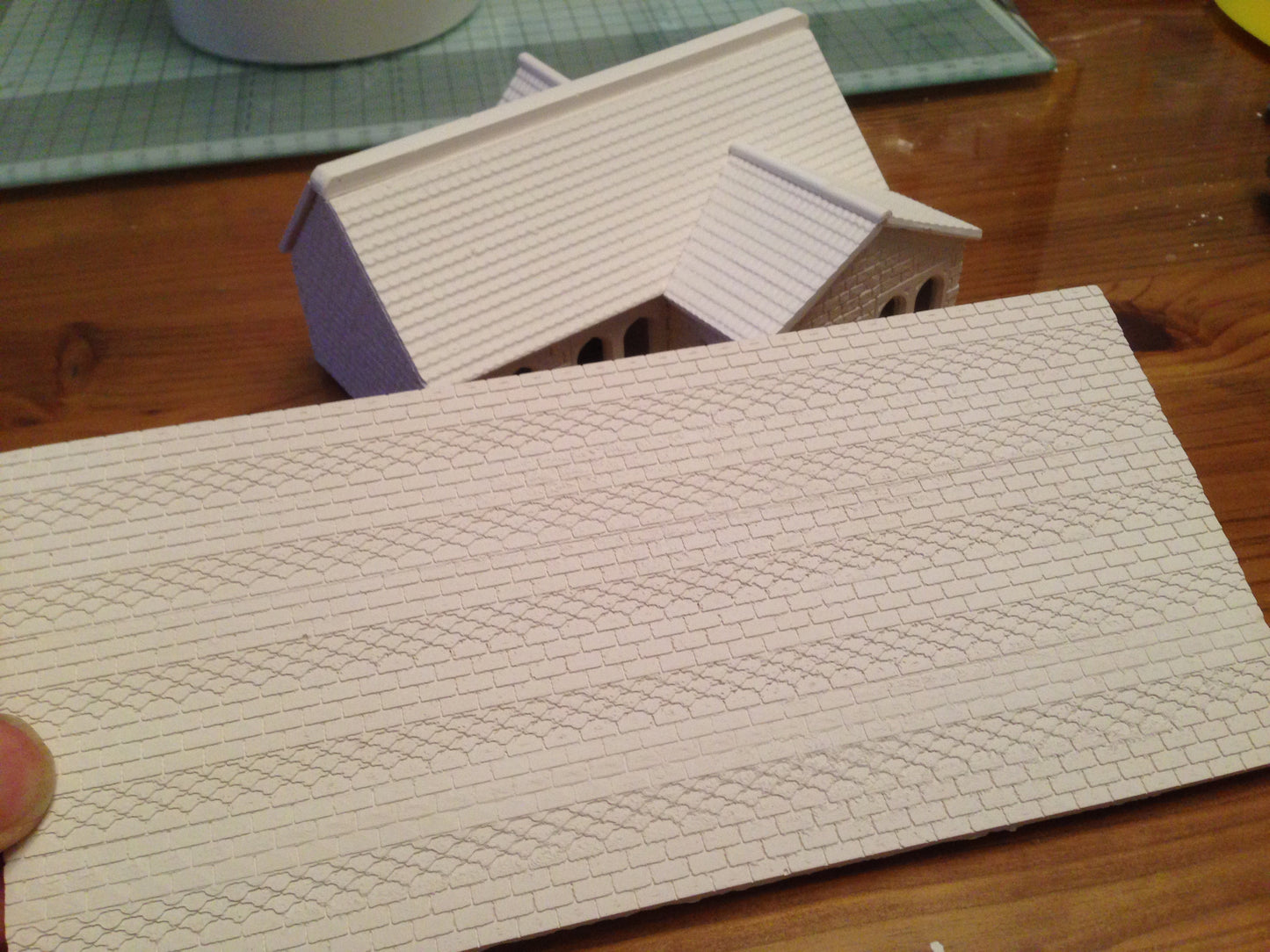 CM21 Victorian Roof Large Sheet - Model Railway Scenery mould