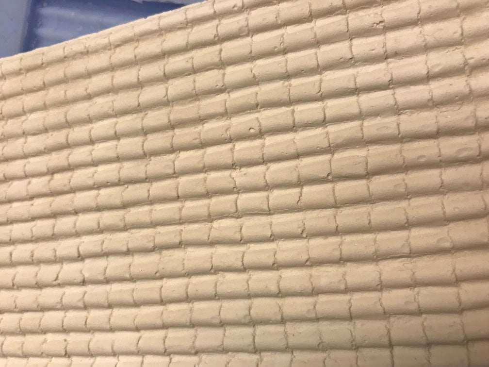 OGR03 O Gauge Pantile Roof Sheet Mould for O Scale Model Railways