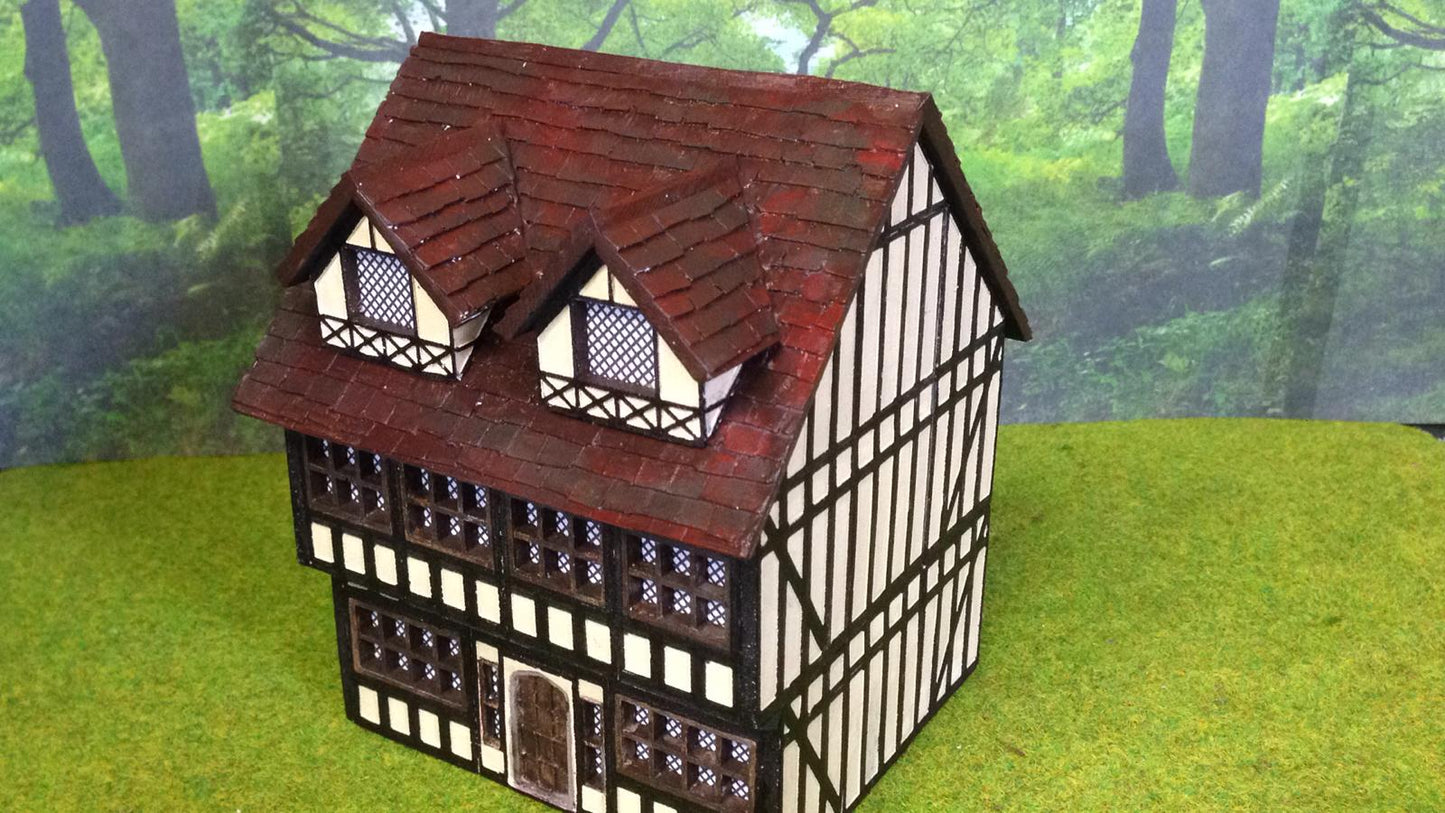 Tudor FULL 6 Mould kit including Shingles Roof - Model Railway Scenery